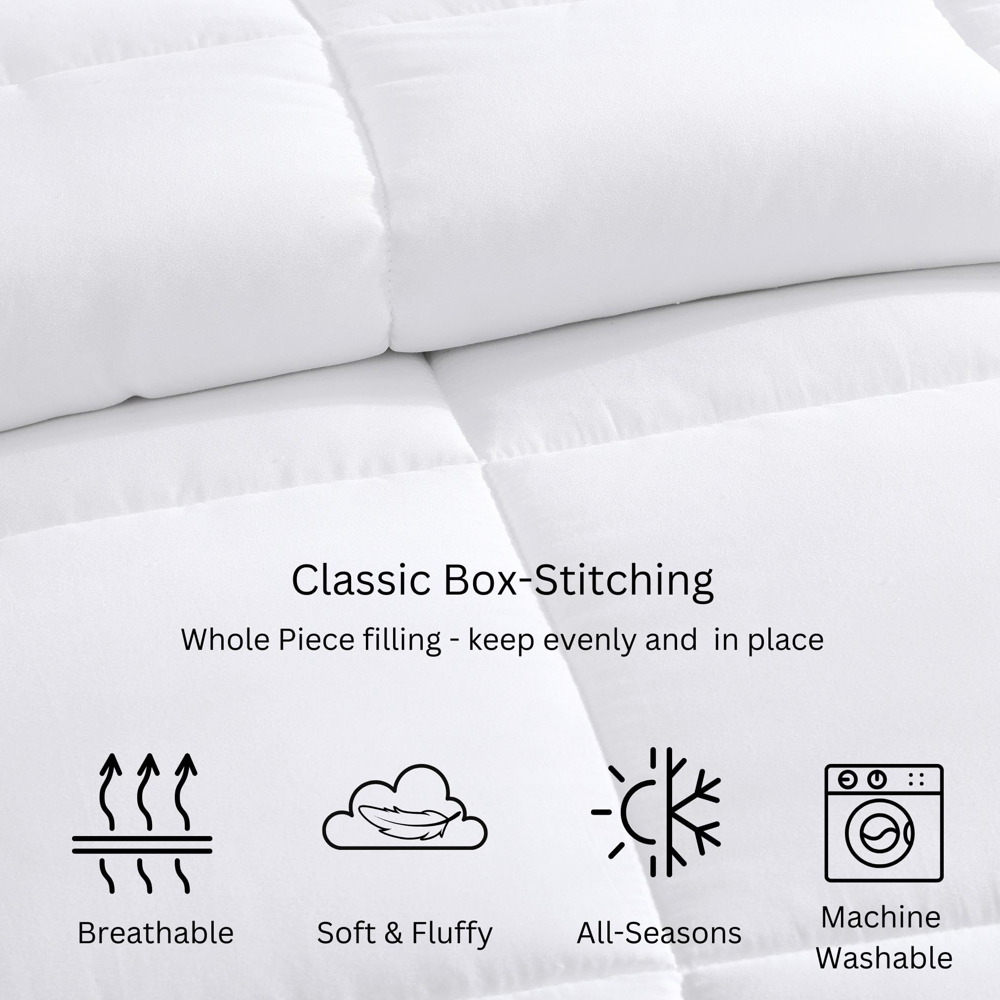 Casa Platino detail of one of the 8 tabs securing comforter inside a duvet cover