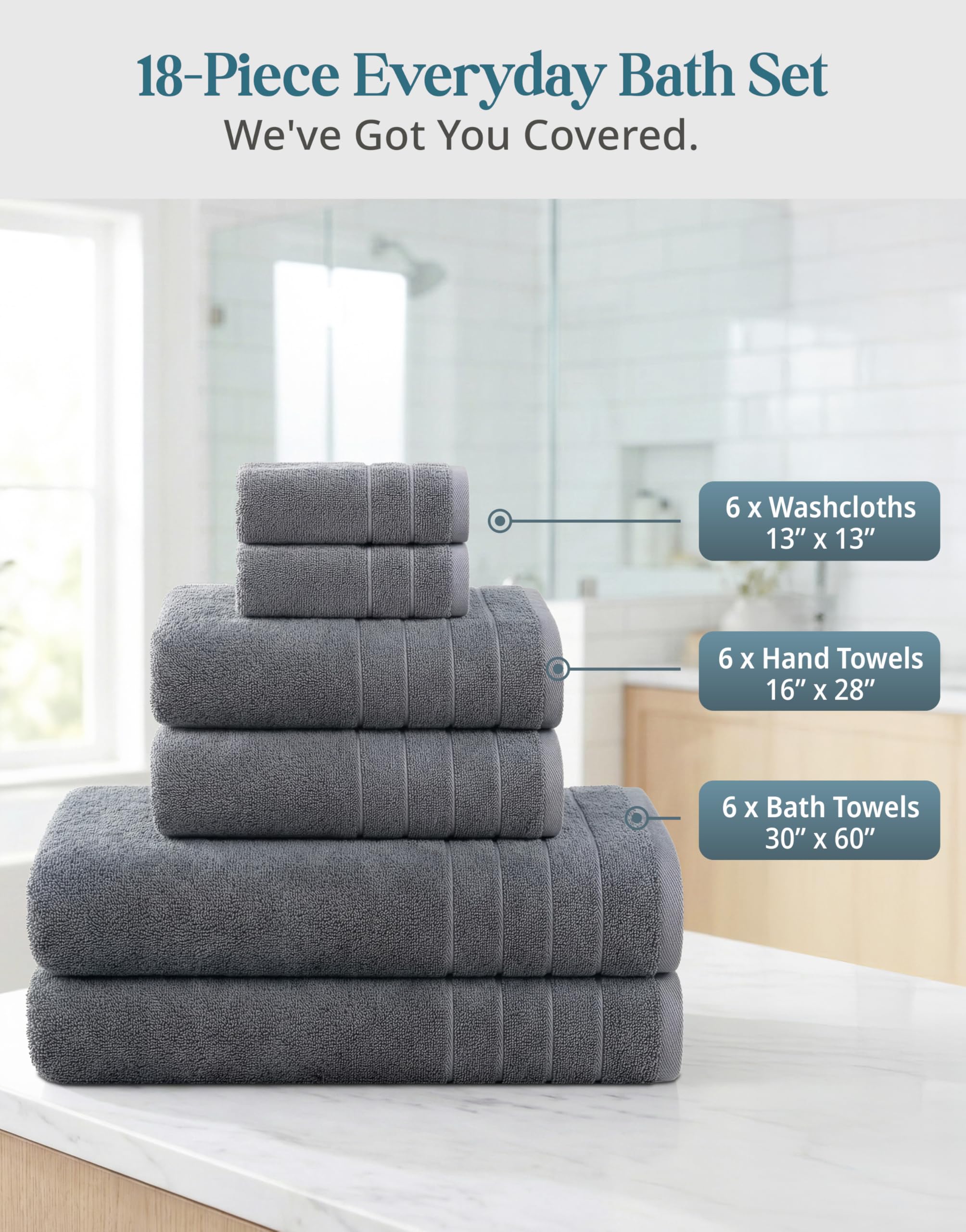 Casa Platino close-up of ring-spun cotton terry texture highlighting plush absorbent fibers