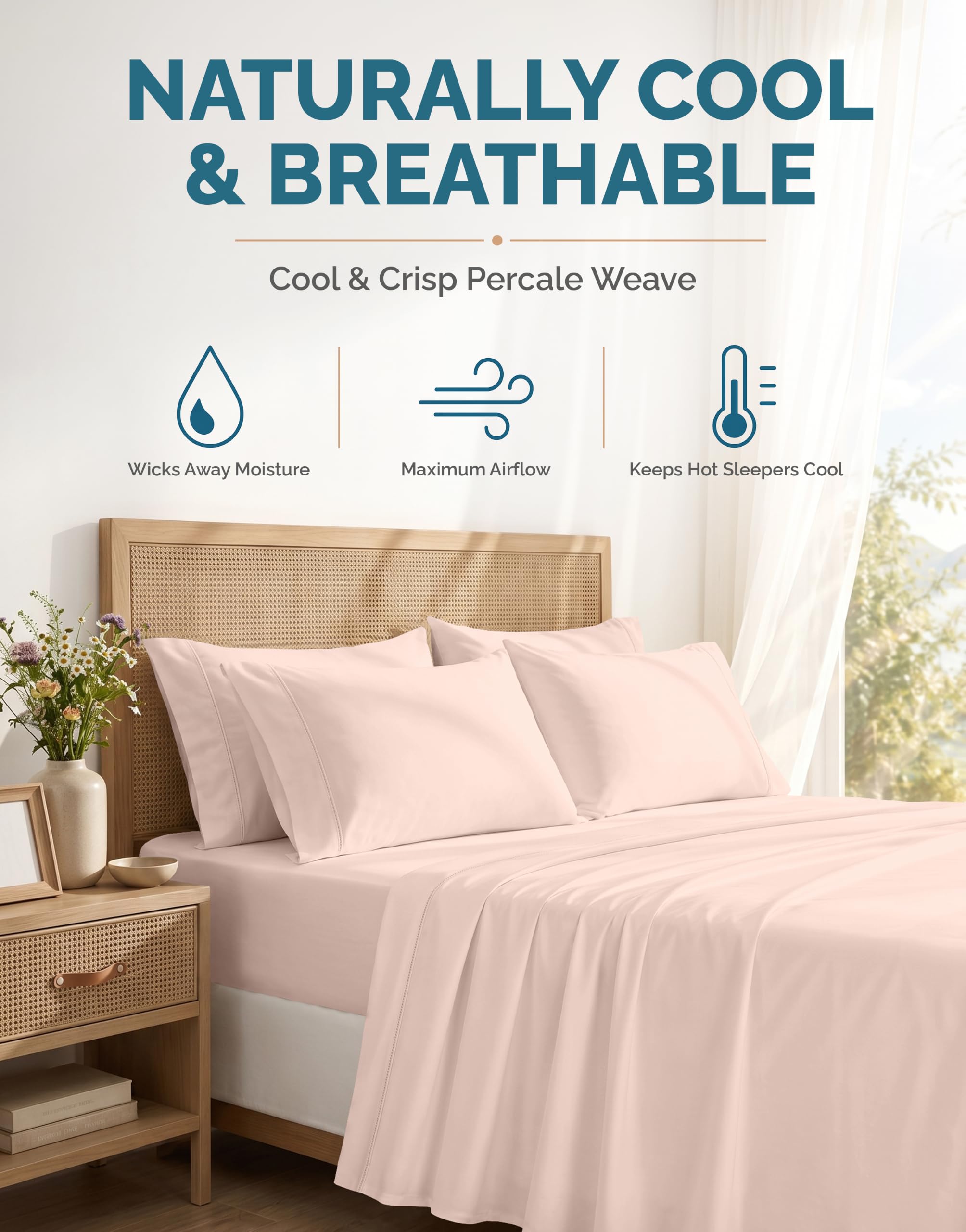 Casa Platino pillowcase close-up showing neat stitching and soft sleep comfort