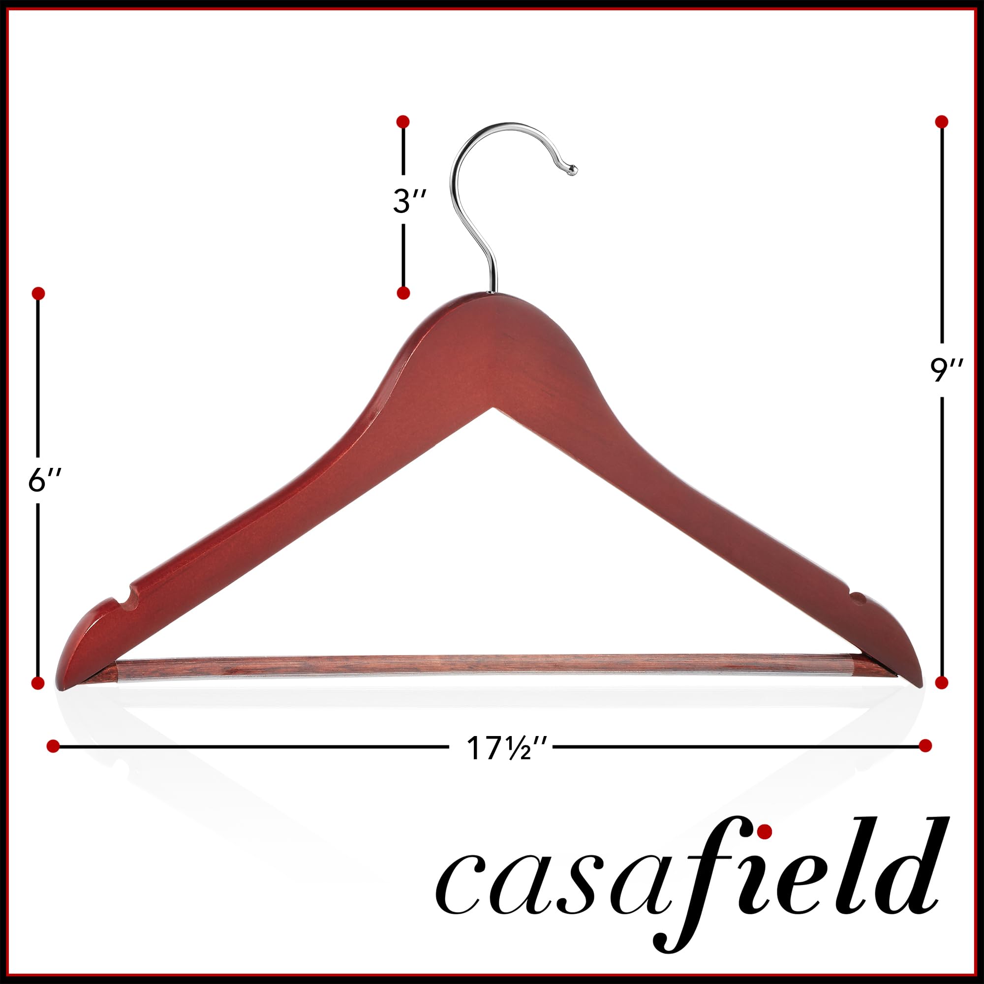Casafield chrome swivel hook detail showing 360-degree rotation ease