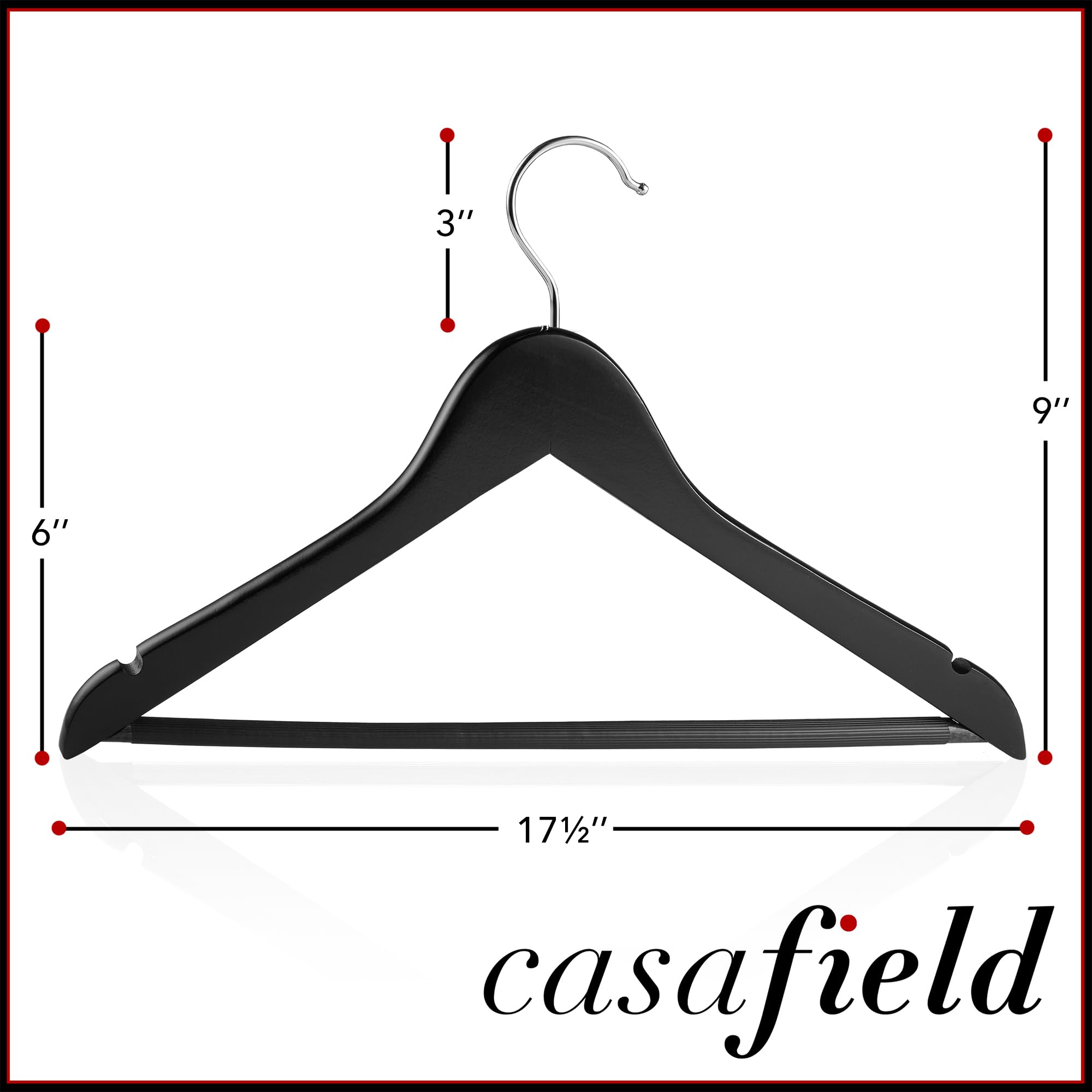 Casafield hangers holding a suit set showing organized outfit pairing advantage