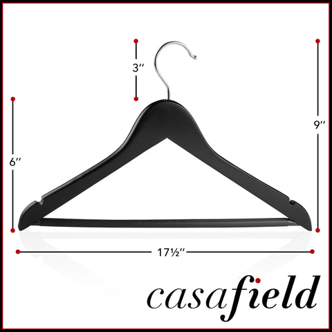 Casafield hangers holding a suit set showing organized outfit pairing advantage
