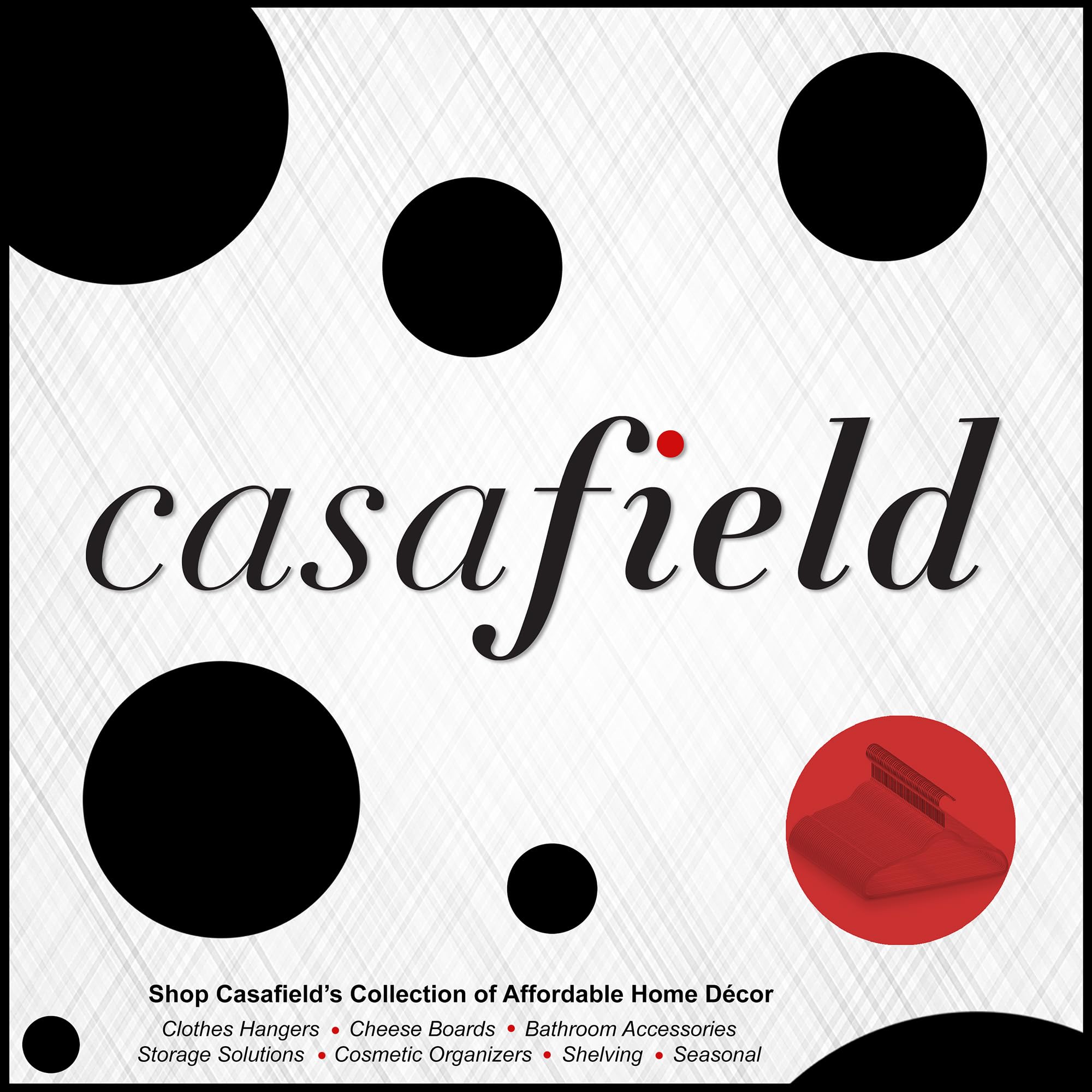 Casafield hangers displayed in a nursery delivering neat visual organization