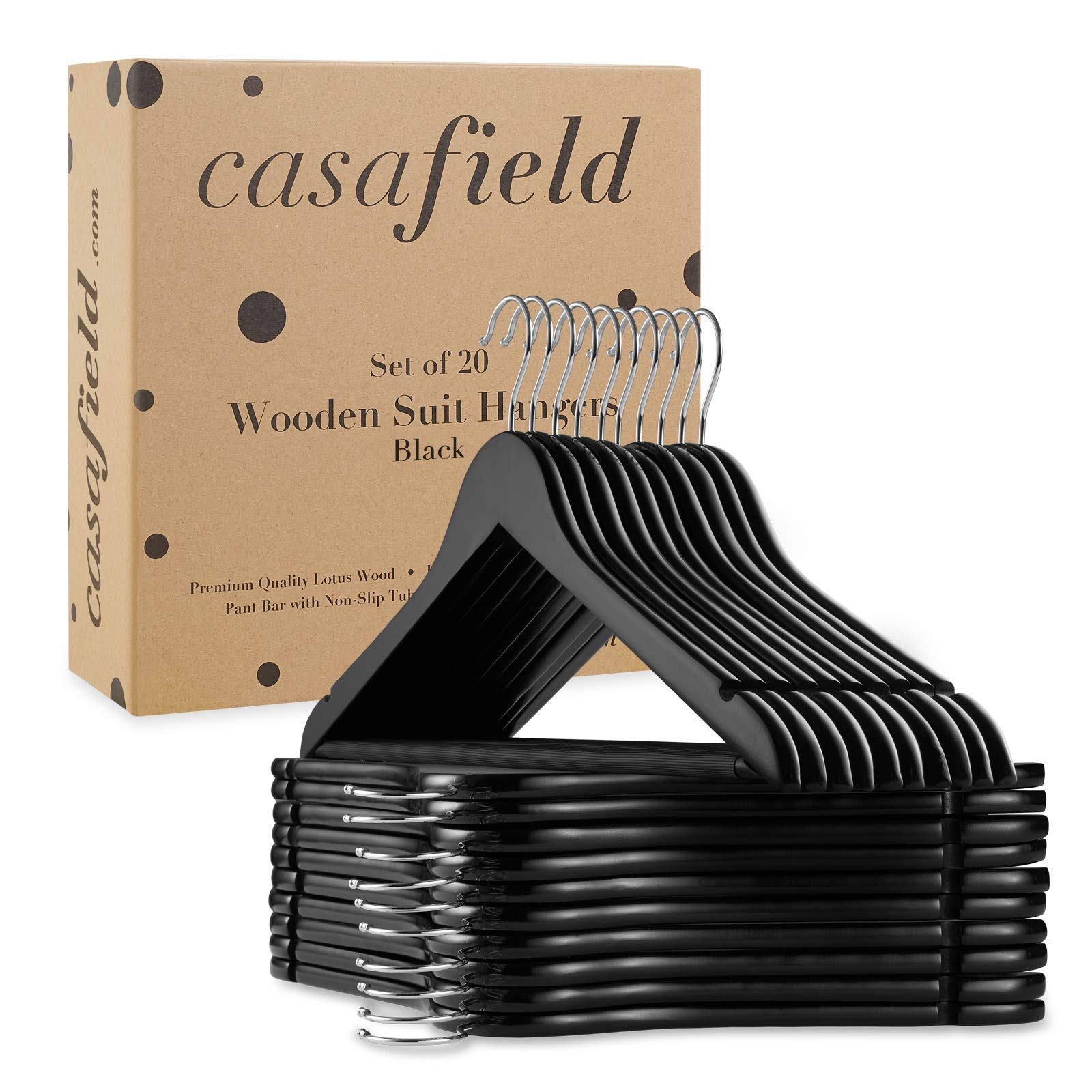 Casafield hanger beside a hand to show scale and lightweight durable construction