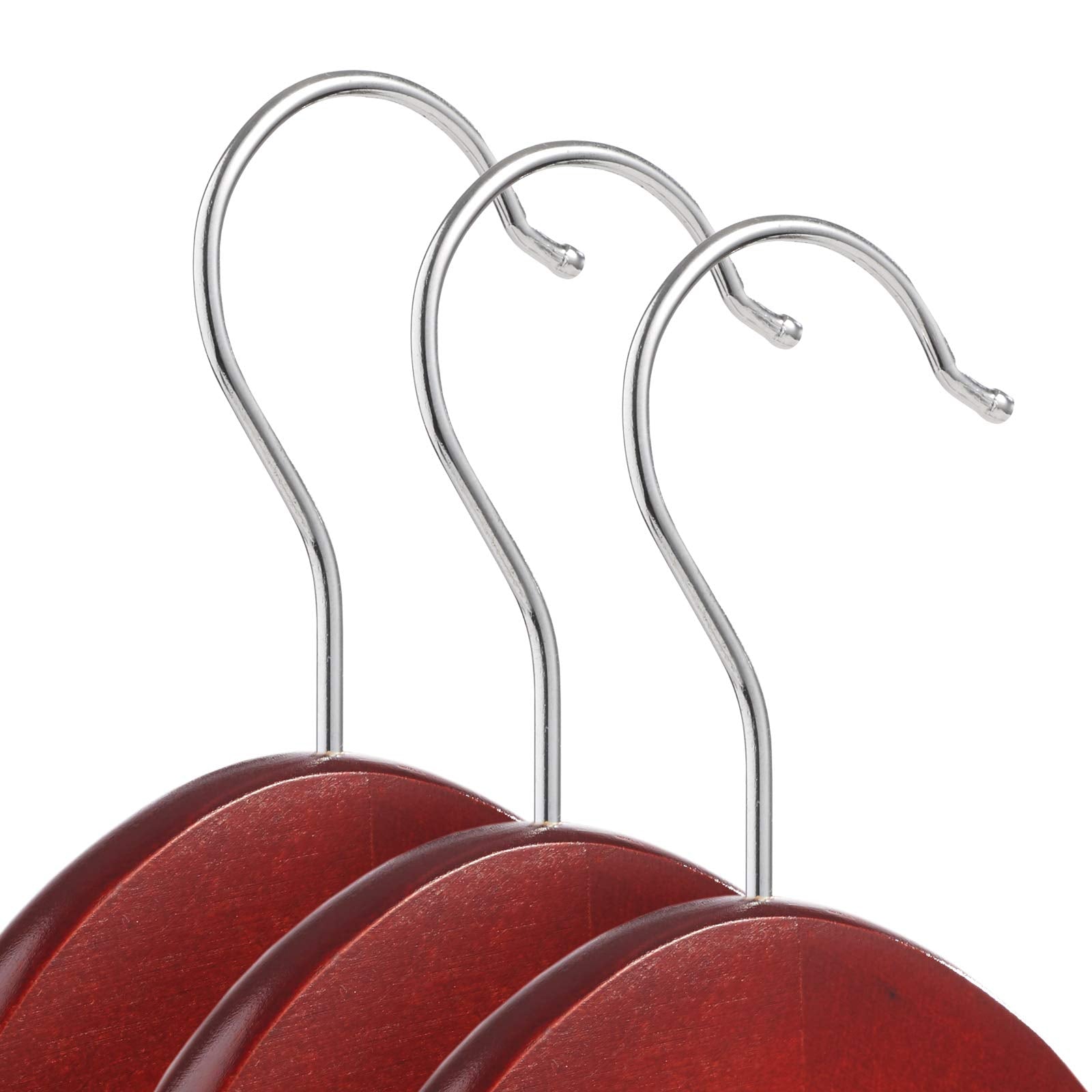 Casafield single hanger close-up showing smooth lotus wood and finish