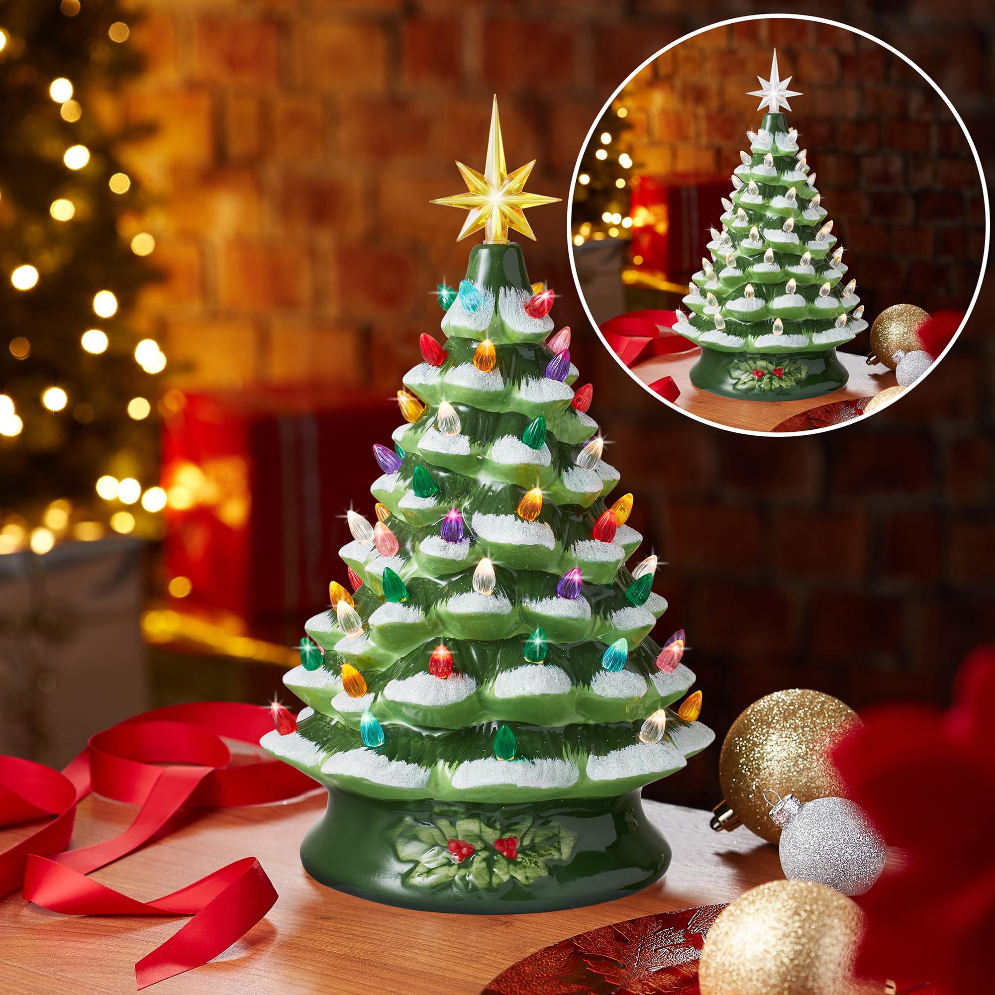 Casafield tabletop lifestyle display adding nostalgic holiday warmth