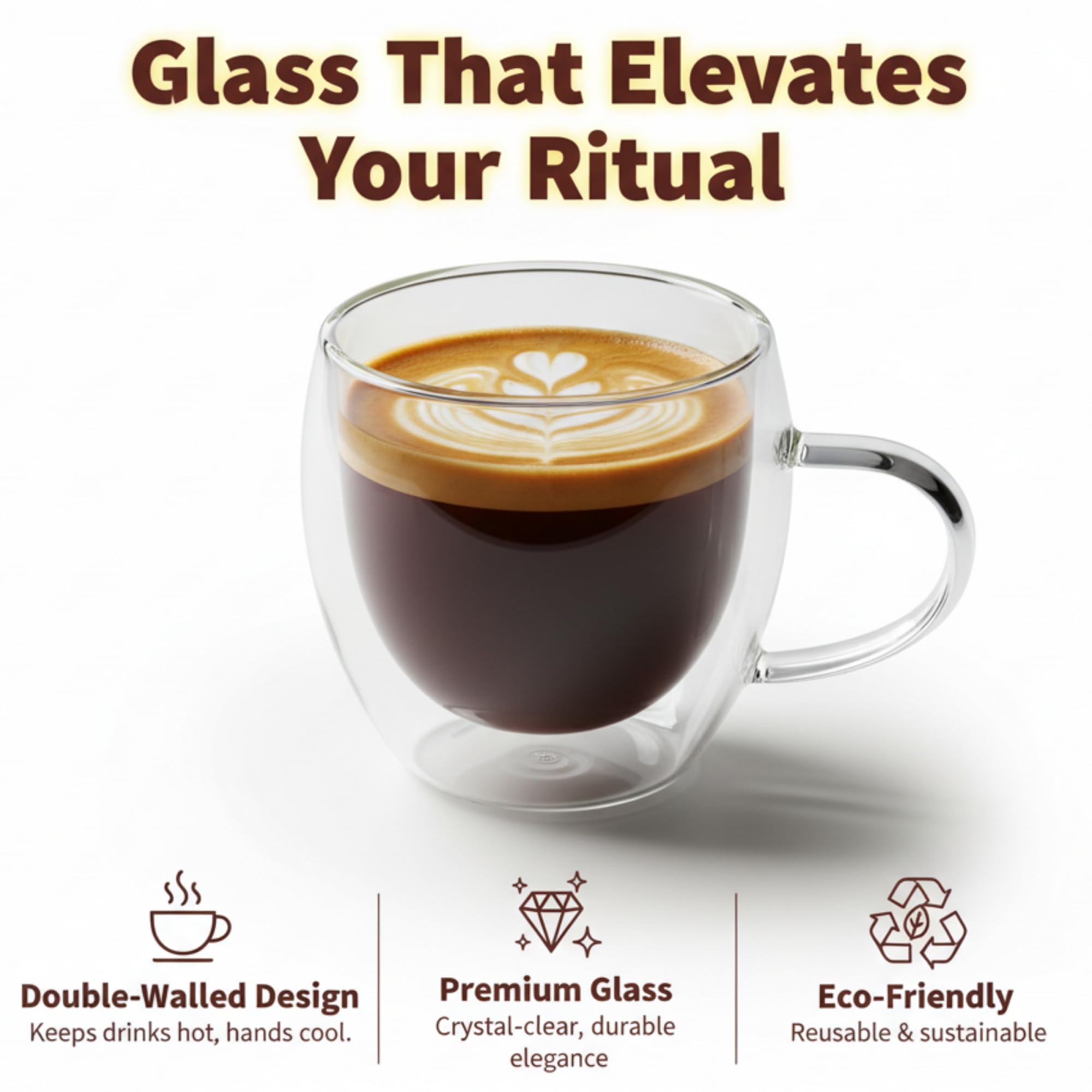 Casafoyer in-use espresso pour demonstrating crema visibility and appeal