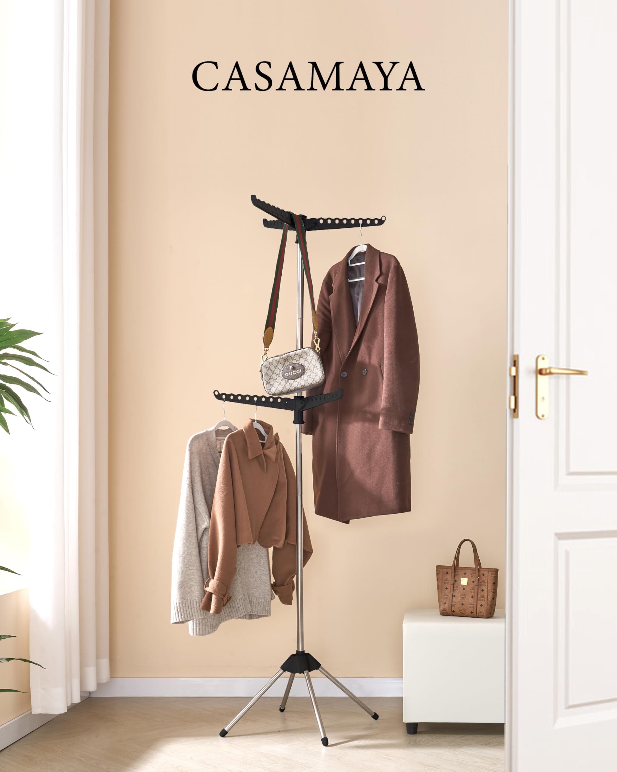 CASAMAYA hanger holes detail ensuring clothes stay separated and upright