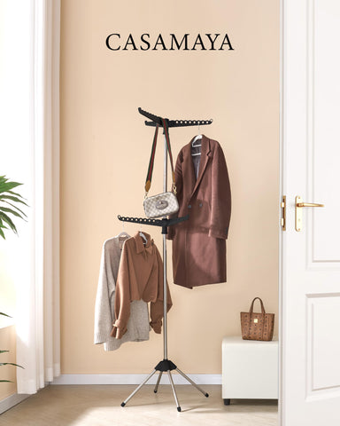 CASAMAYA hanger holes detail ensuring clothes stay separated and upright