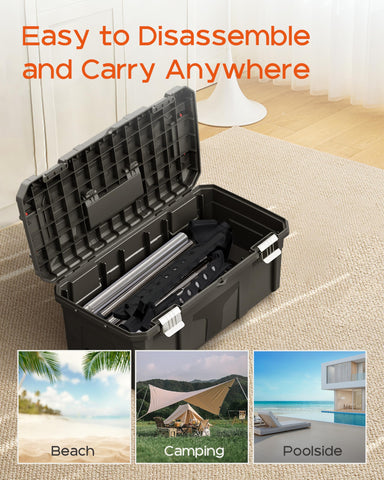 CASAMAYA four support feet on floor offering stable, anti-slip base