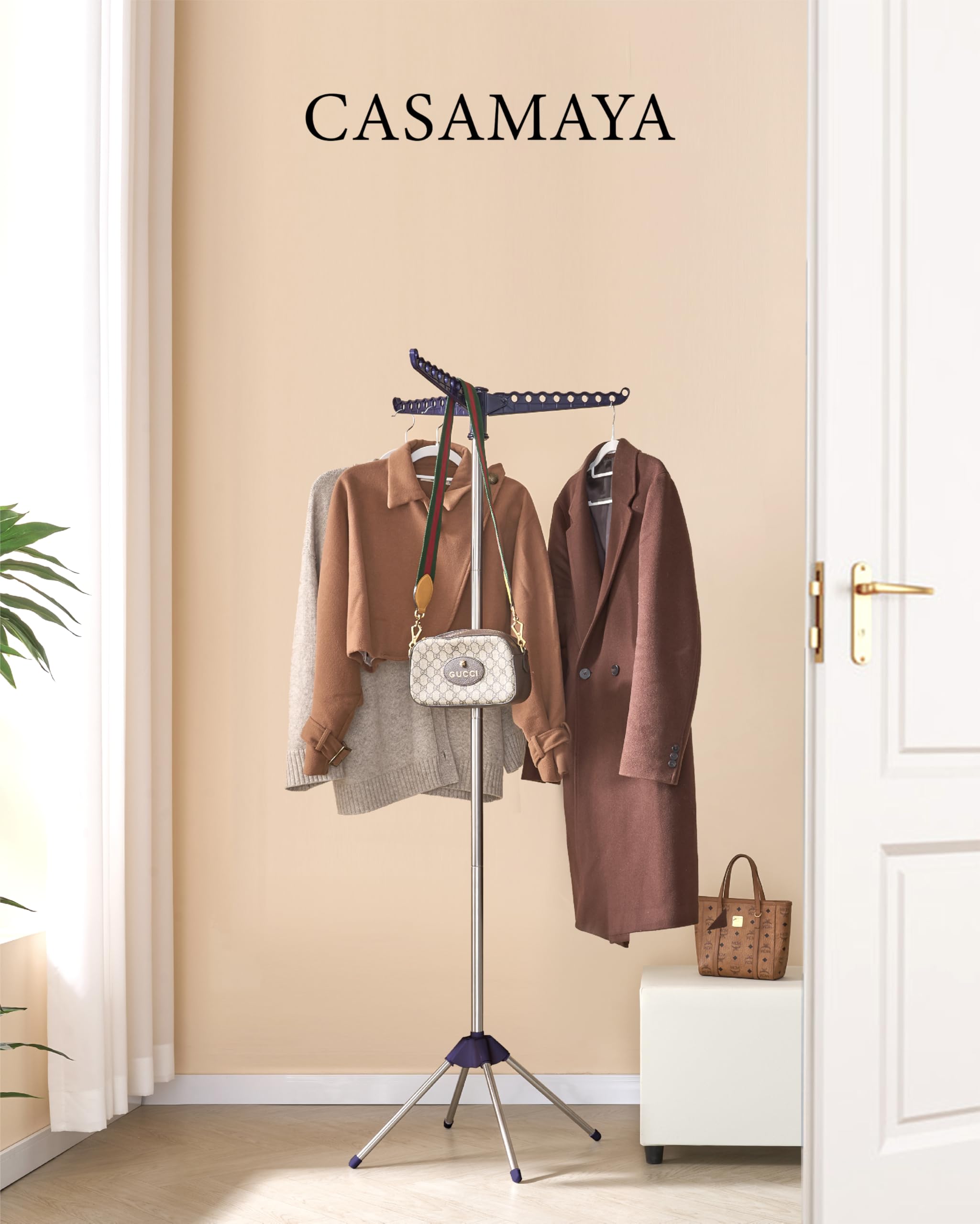 CASAMAYA lifestyle laundry room display showing tidy organization benefit