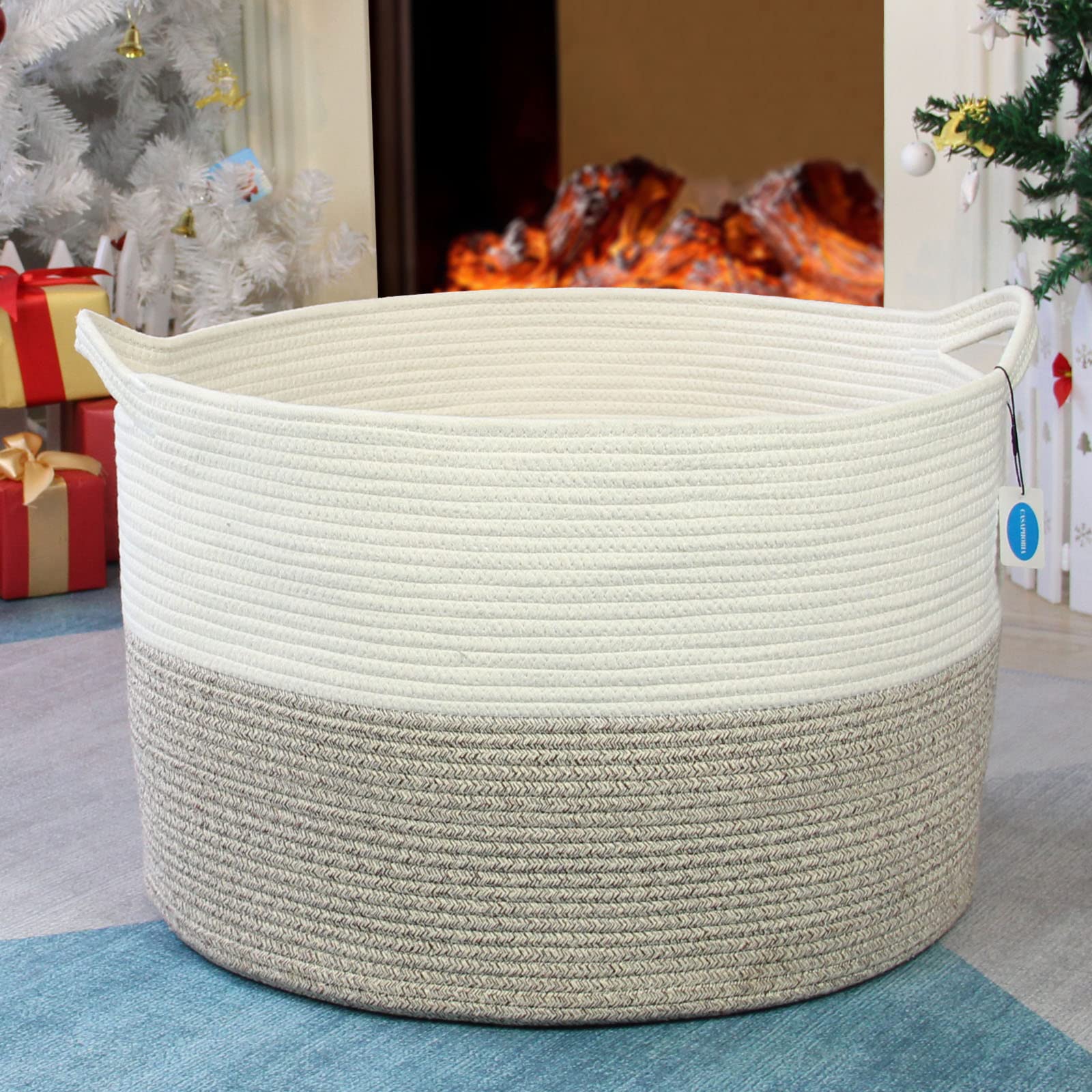 Casaphoria styled in living room offering decor-friendly organization benefit
