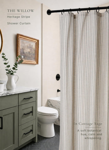 CasaTena top hem detail showing easy hanging and secure installation