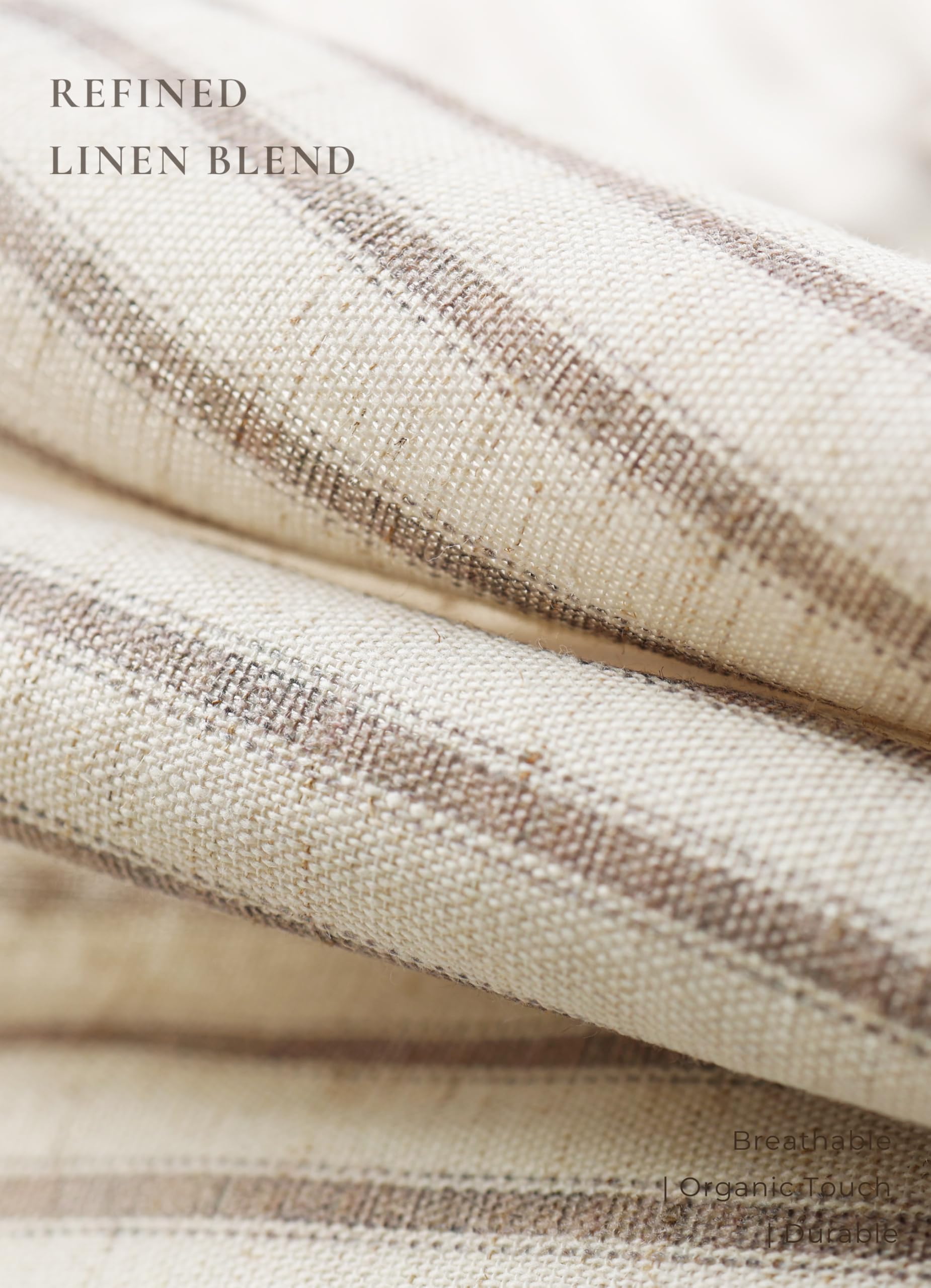 CasaTena hem and grommet edge close-up showing quality finish for durability
