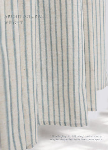 CasaTena curtain beside tub showing 72x72 size and proper fit benefit
