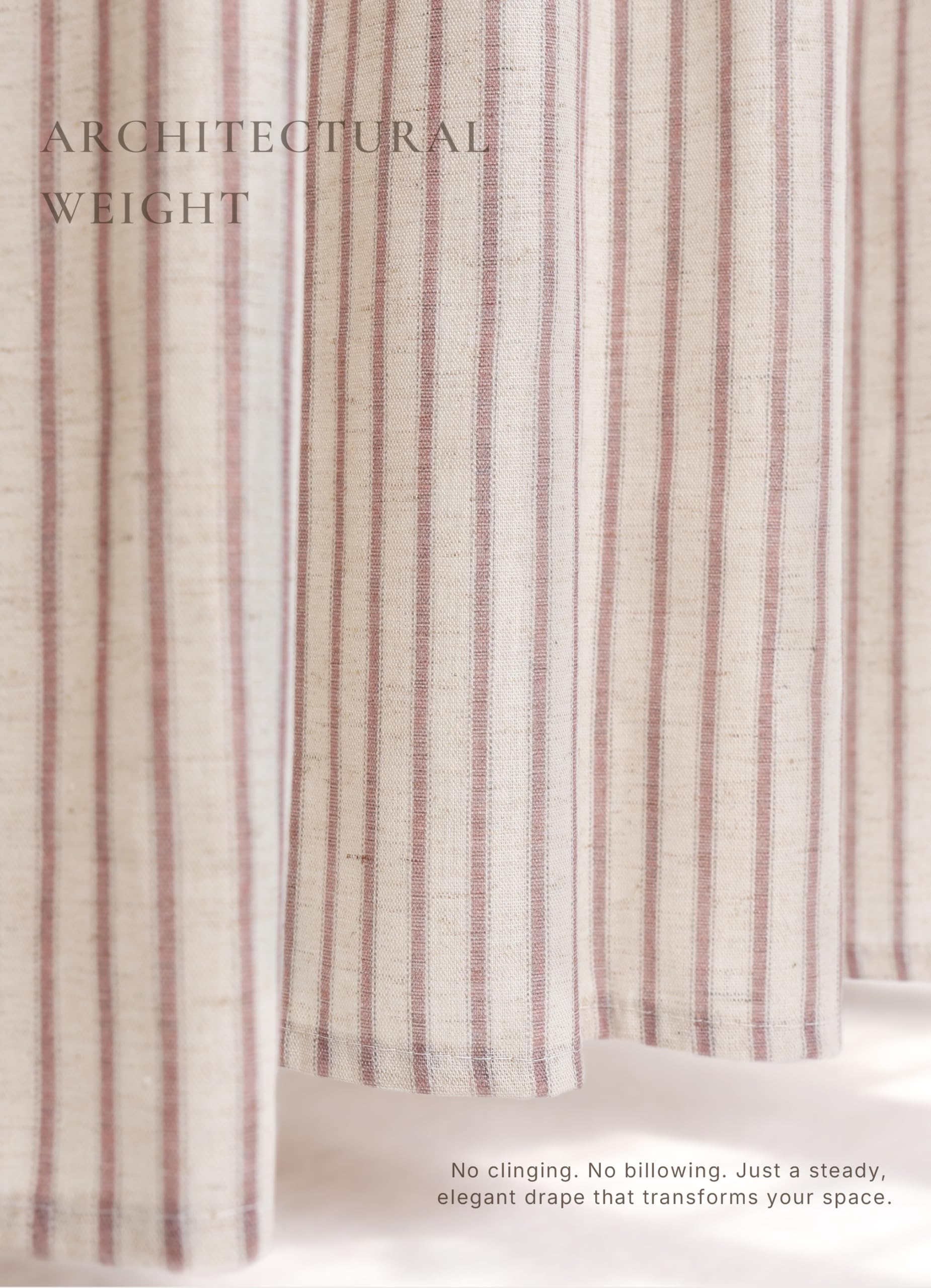 CasaTena extra-long curtain beside tub to show size and fit