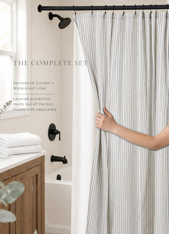 CasaTena fabric close-up showing linen-blend texture and breathable benefit