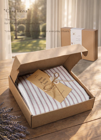 CasaTena washed fabric drape demonstrating soft breathable appearance