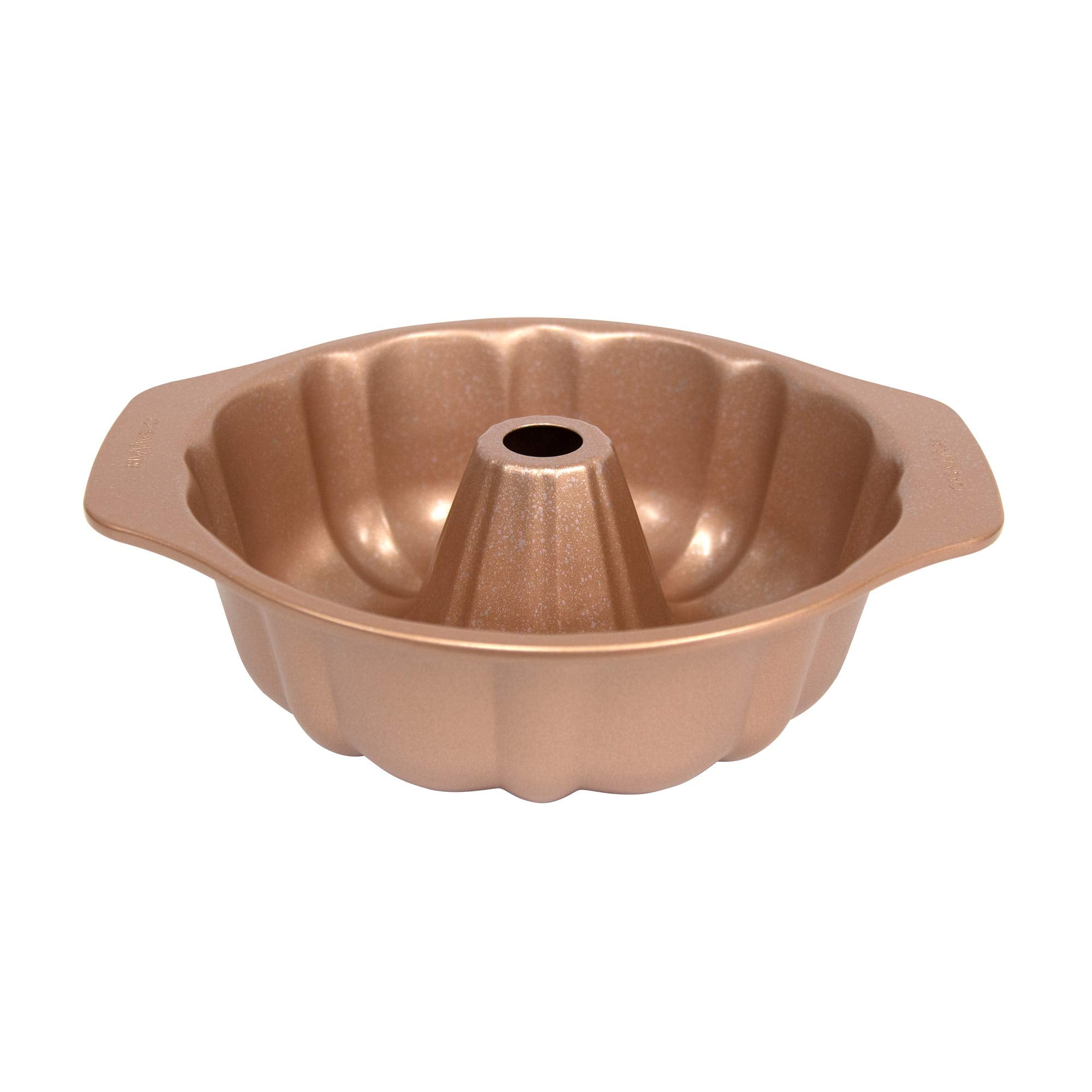 casaWare bundt cake removed from pan demonstrating clean release and detail