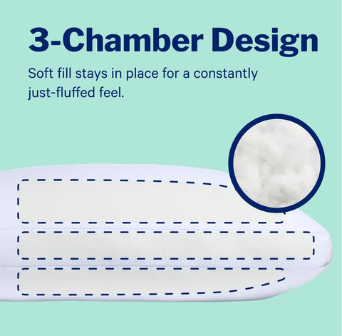 Casper Essential pillow cool-touch cover close-up for breathable comfort