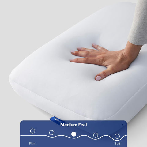 Casper cross-section showing foam edge and fiber core for stable support and consistent shape