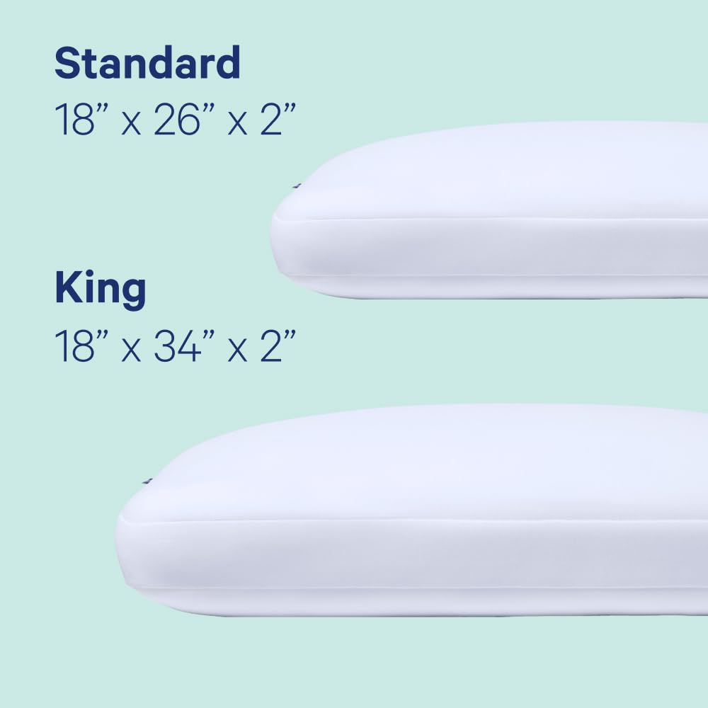 Casper pillow styled on made bed illustrating everyday bedroom comfort and aesthetic