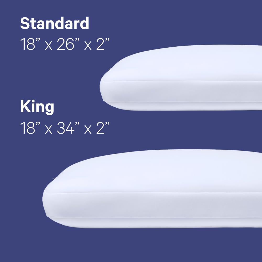 Casper pillow on made bed in bedroom setting benefit: real-life comfort and aesthetic
