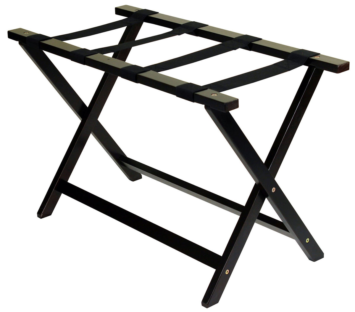 Casual Home front view luggage rack showing stable platform and finish