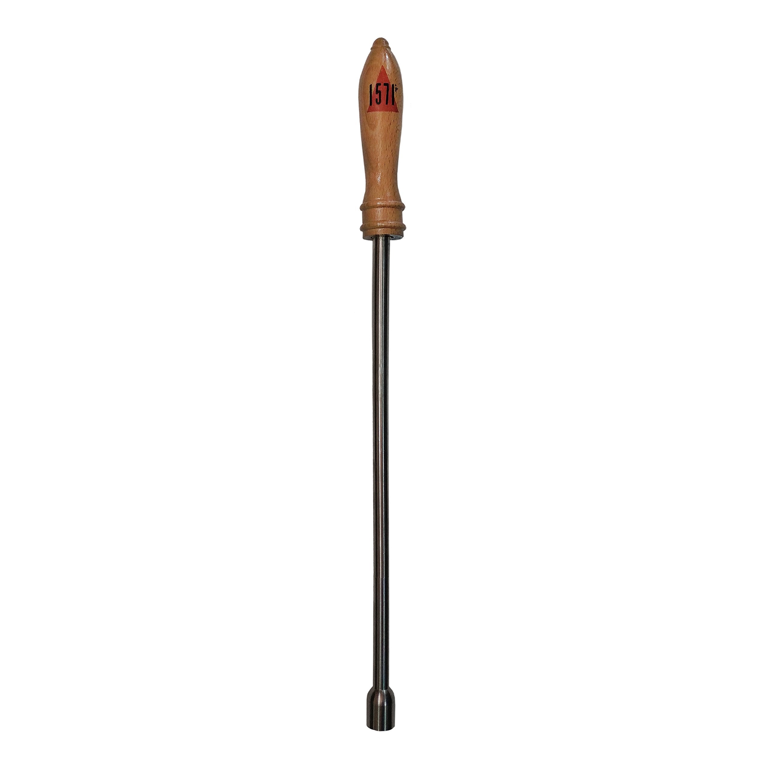 Casual Panache stainless rod close-up showing food-grade finish
