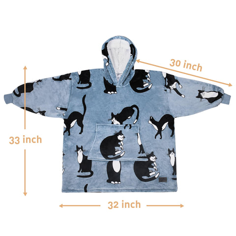 Catalonia cat hoodie washing label showing machine-washable care
