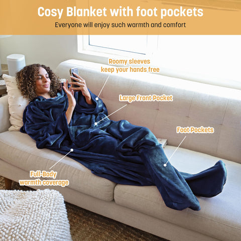 Catalonia close up microfleece texture highlighting soft plush feel