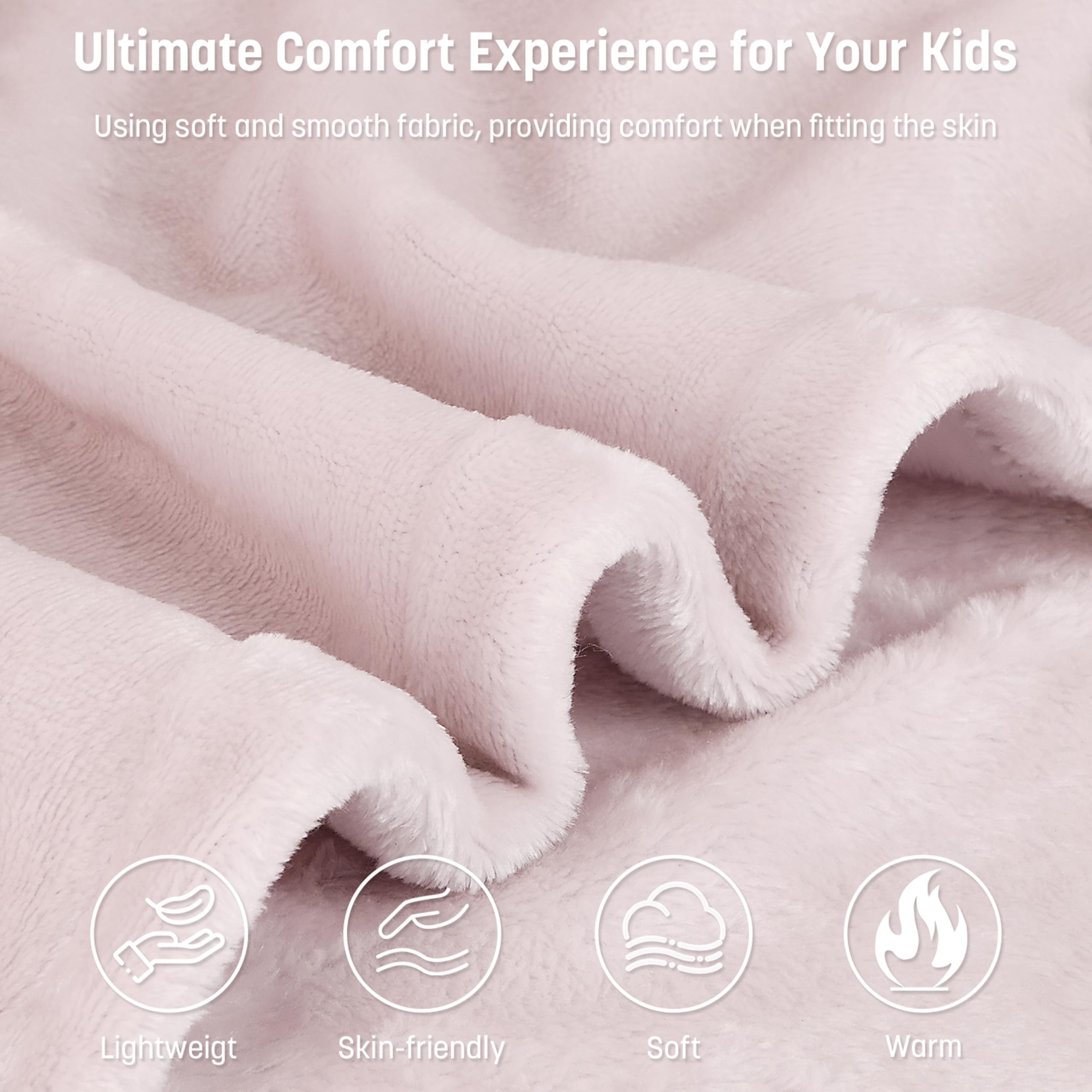 Catalonia close-up of microfiber fleece texture for soft warmth and comfort
