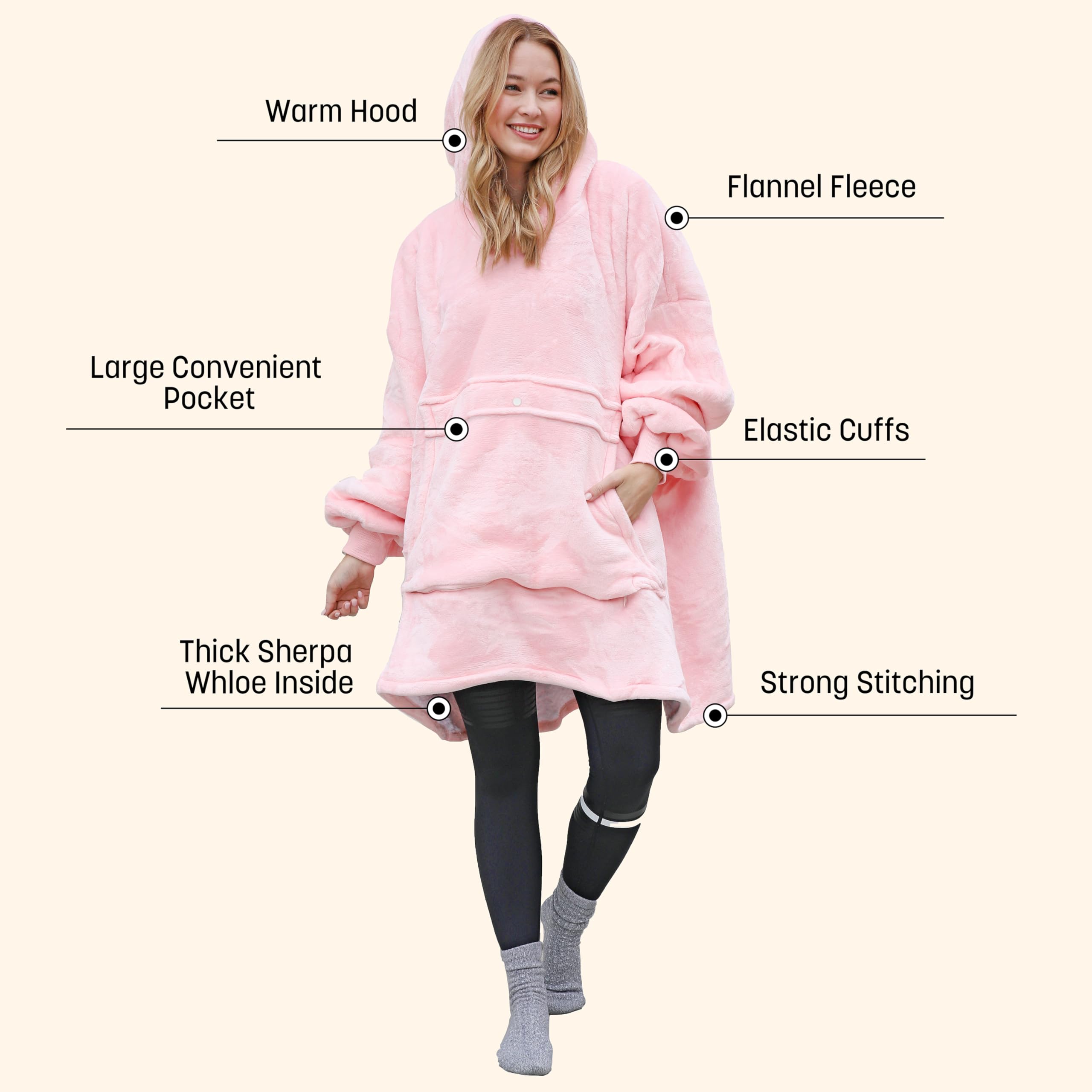 Catalonia microfleece reverse side detail showing smooth surface and comfort