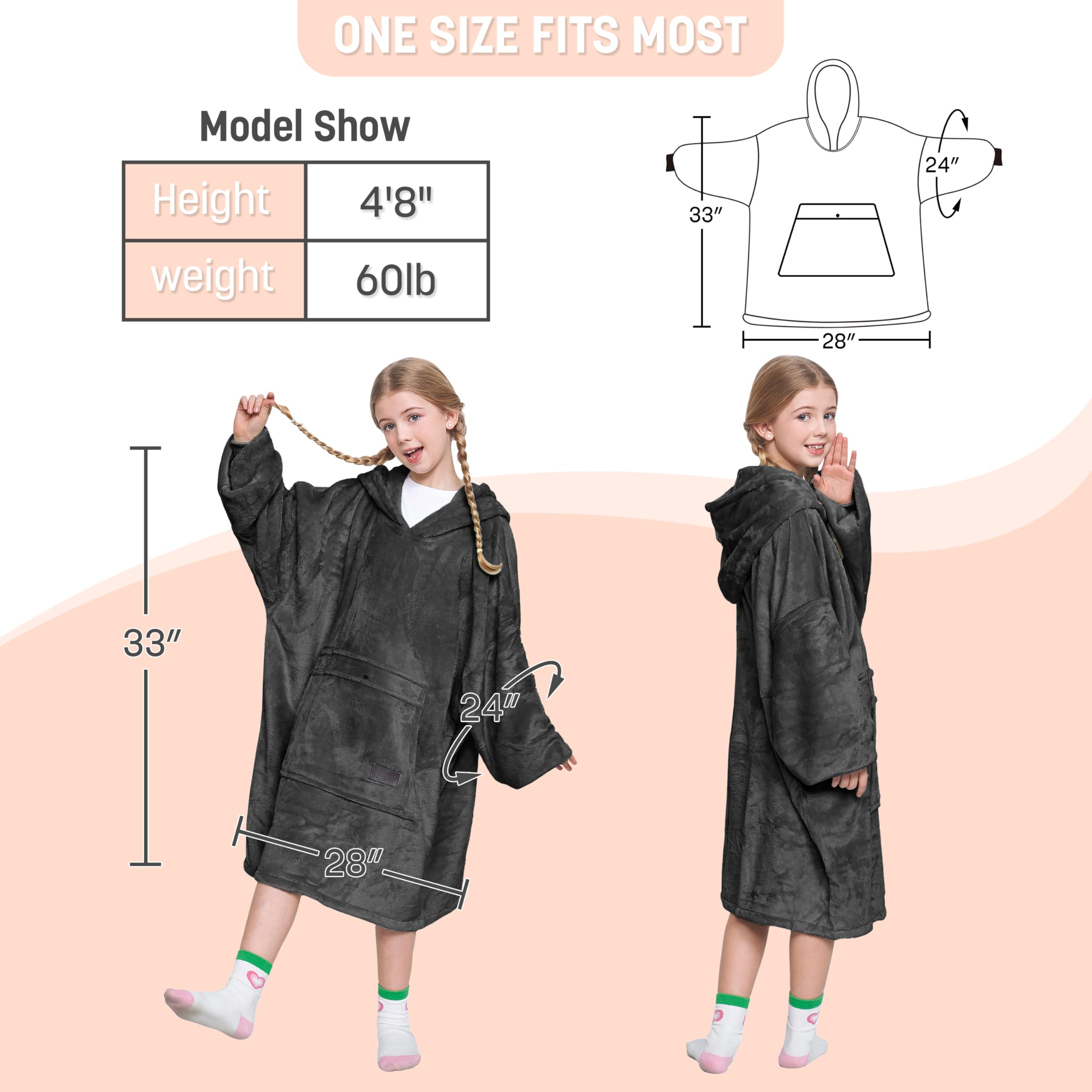 Catalonia wearable blanket used outdoors at an event for portable warmth
