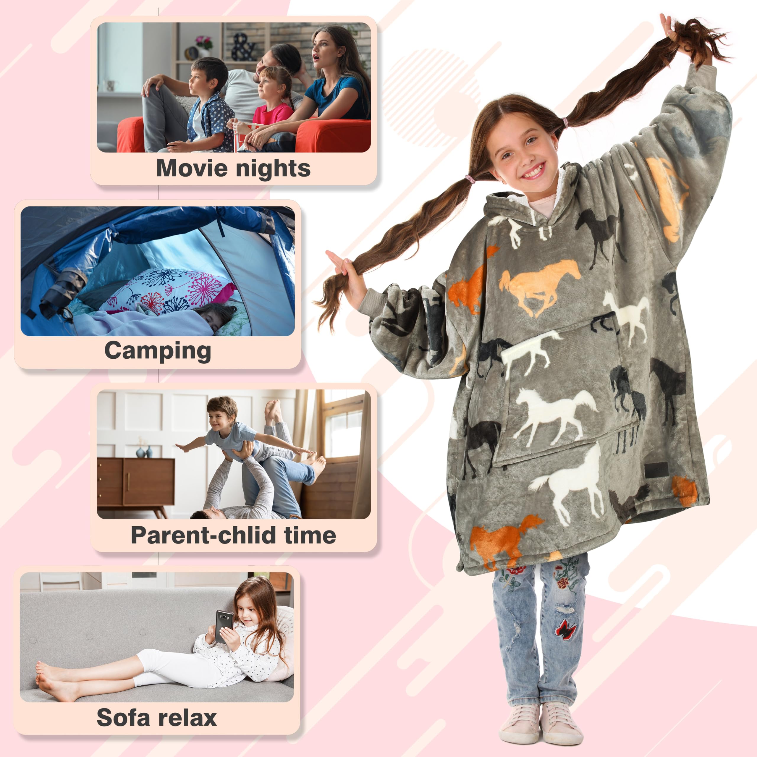 Catalonia hood detail displaying roomy coverage and extra warmth for head