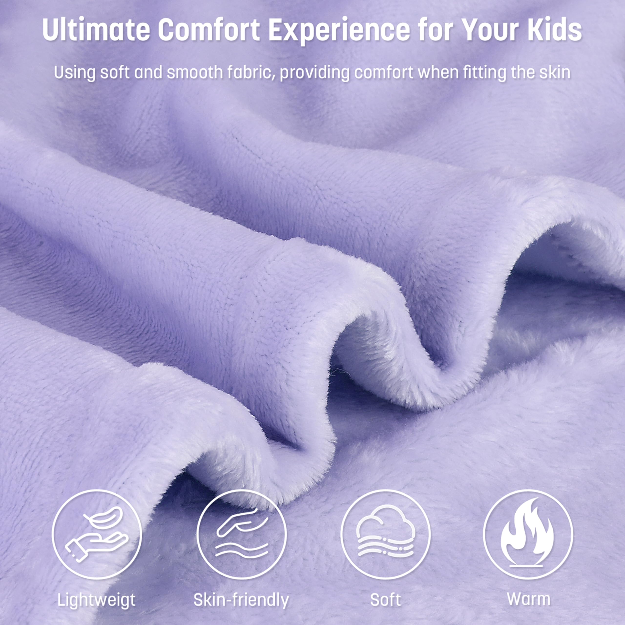 Catalonia close-up microfiber fleece texture demonstrating plush softness and comfort