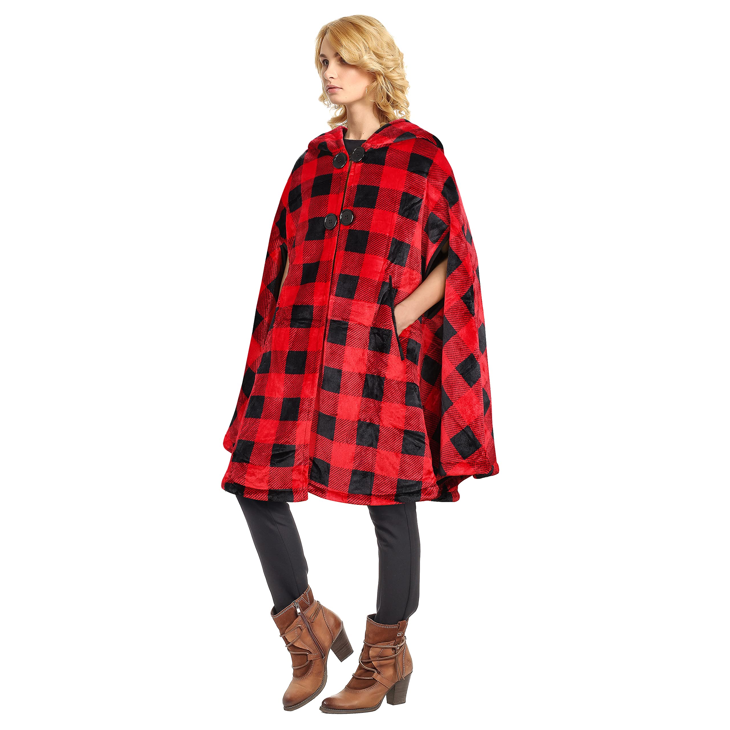 Catalonia poncho folded packable shot showing travel-friendly convenience