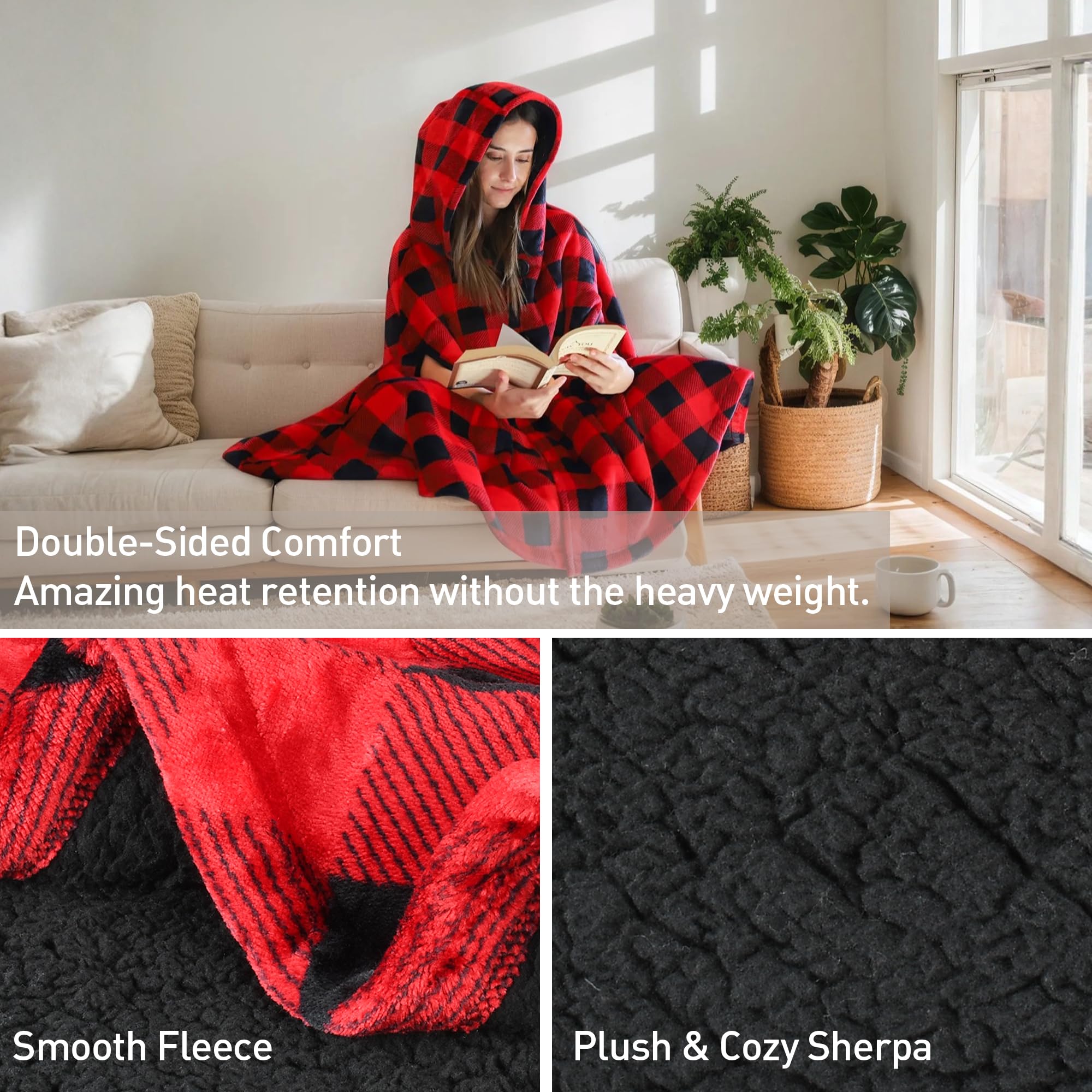Catalonia poncho in use outdoors illustrating wind protection and comfort