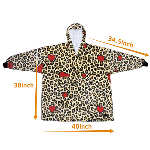Catalonia size comparison showing hoodie blanket length and full coverage