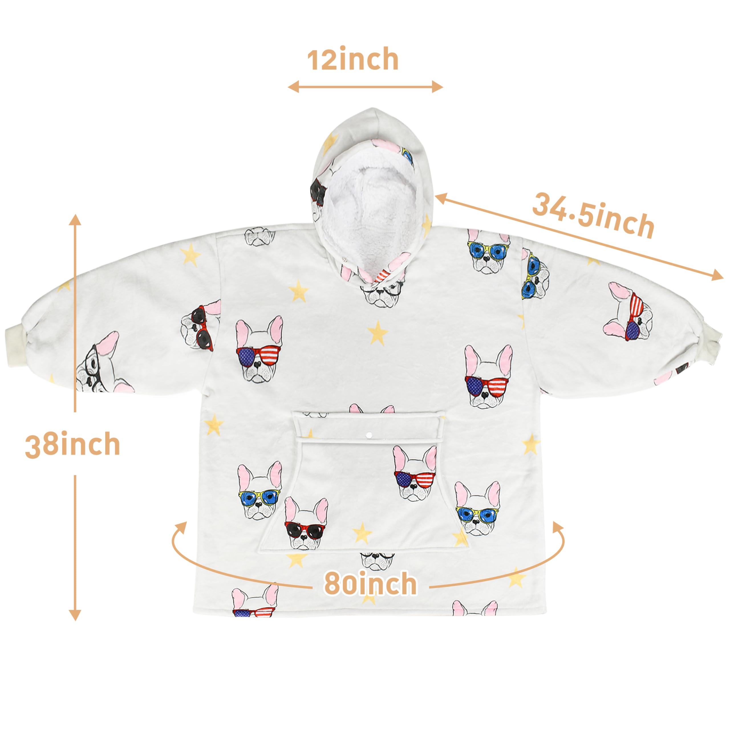 Catalonia size comparison on model showing one-size oversized fit and coverage