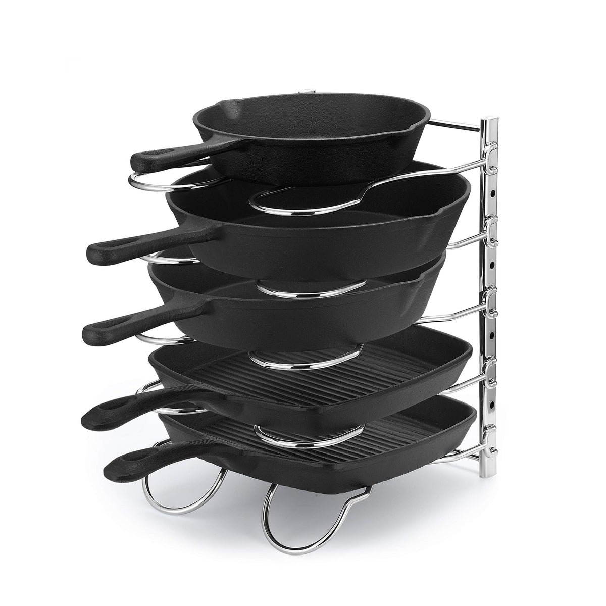 CAXXA chrome front view showing tidy pan organization and quick access