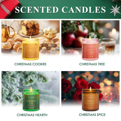 C CACALOM vanilla candle close-up texture highlighting smooth soy wax finish