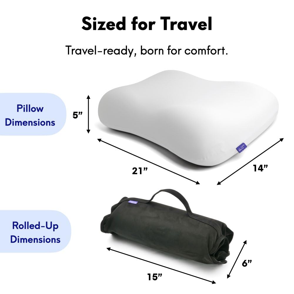 C CUSHION LAB side profile showing neck support and ergonomic contour