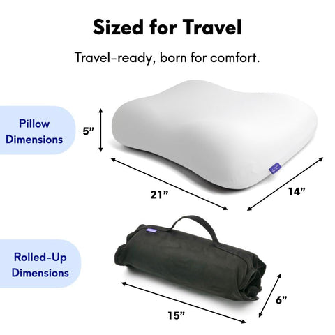 C CUSHION LAB side profile showing neck support and ergonomic contour