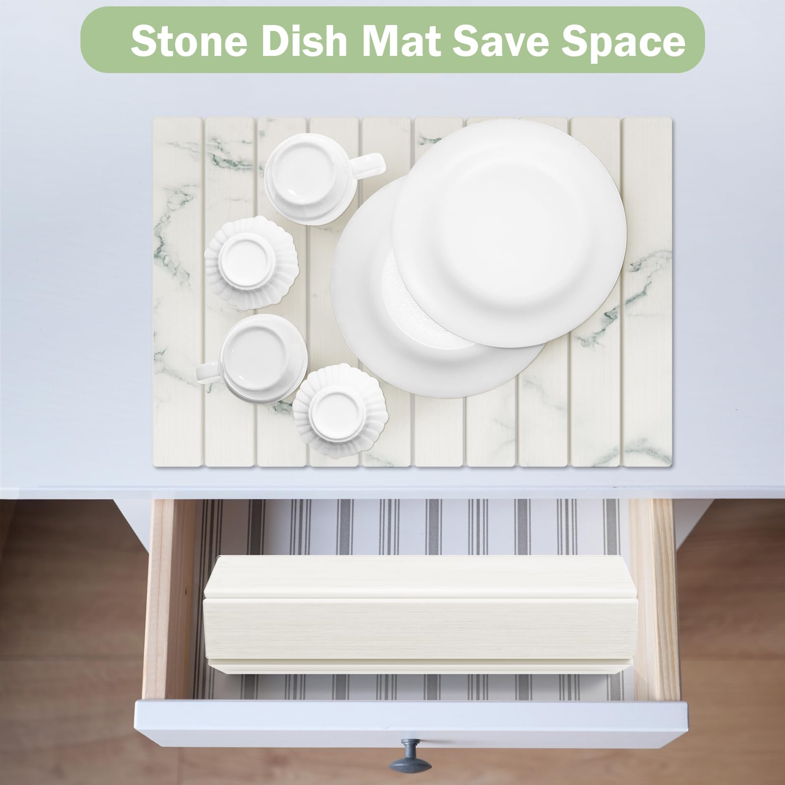 Cecnamt used as trivet under hot pot to illustrate heat-resistant protection for counters