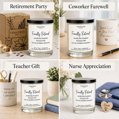 CEDAR CRATE MARKET layered scent notes illustration of citrus, spice, and amber for mood