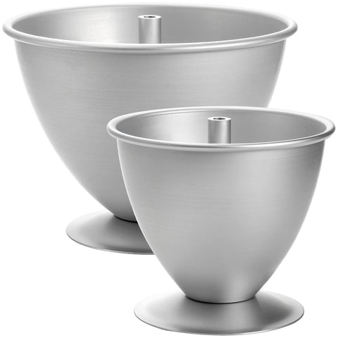 Cedilis front view of pan set showing packaging and two pans for quick baking