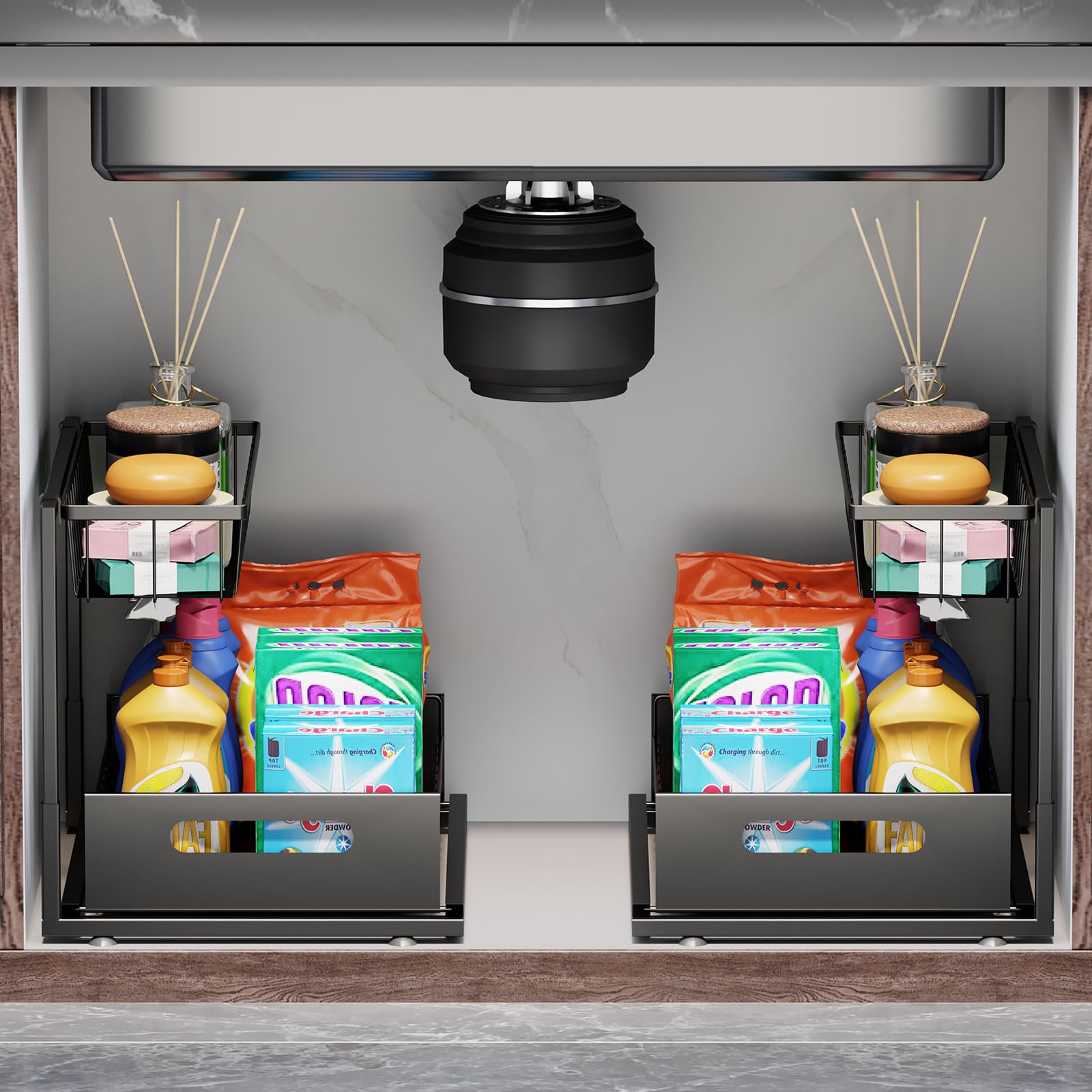 Ceetug front view showing two-tier organizer and tidy storage benefit