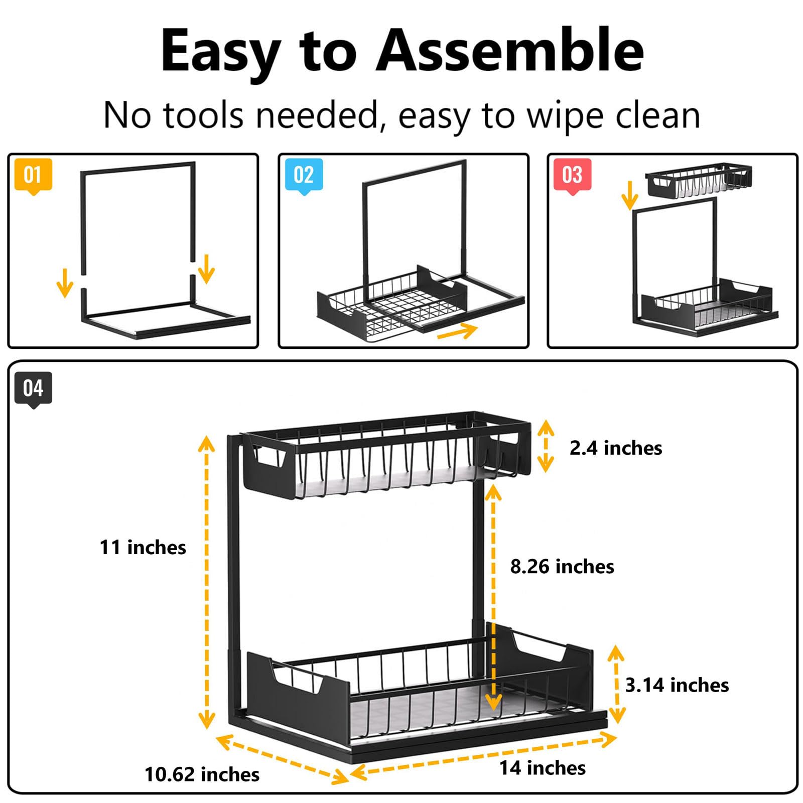 Ceetug slide-out lower shelf extended with bottles, demonstrates easy rear access