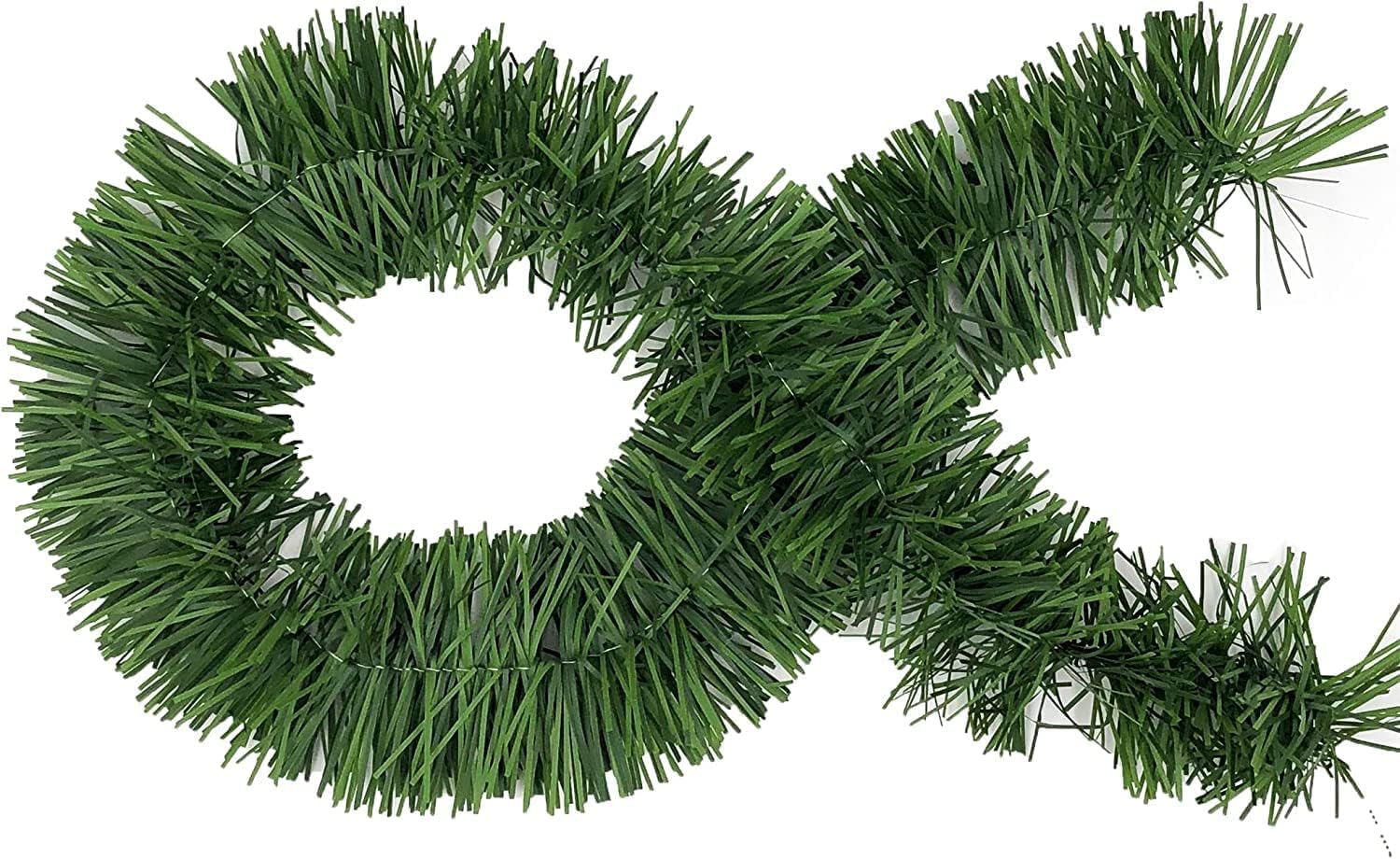 Celebrate A Holiday garland styled on staircase and mantel showing decorative versatility